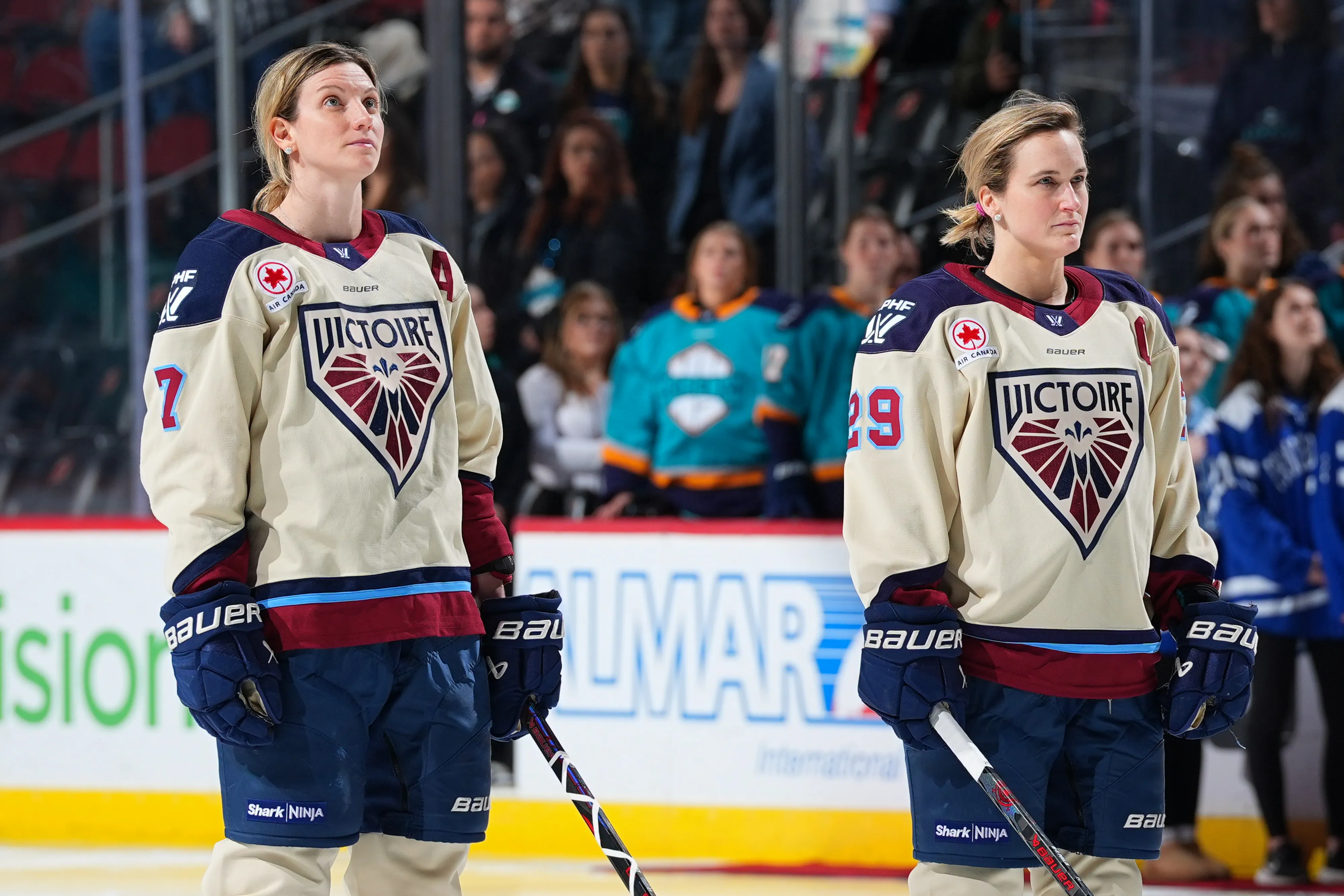 Laura Stacey and Marie-Philip Poulin, the “First Wives of Hockey,” Win Walter Cup Together