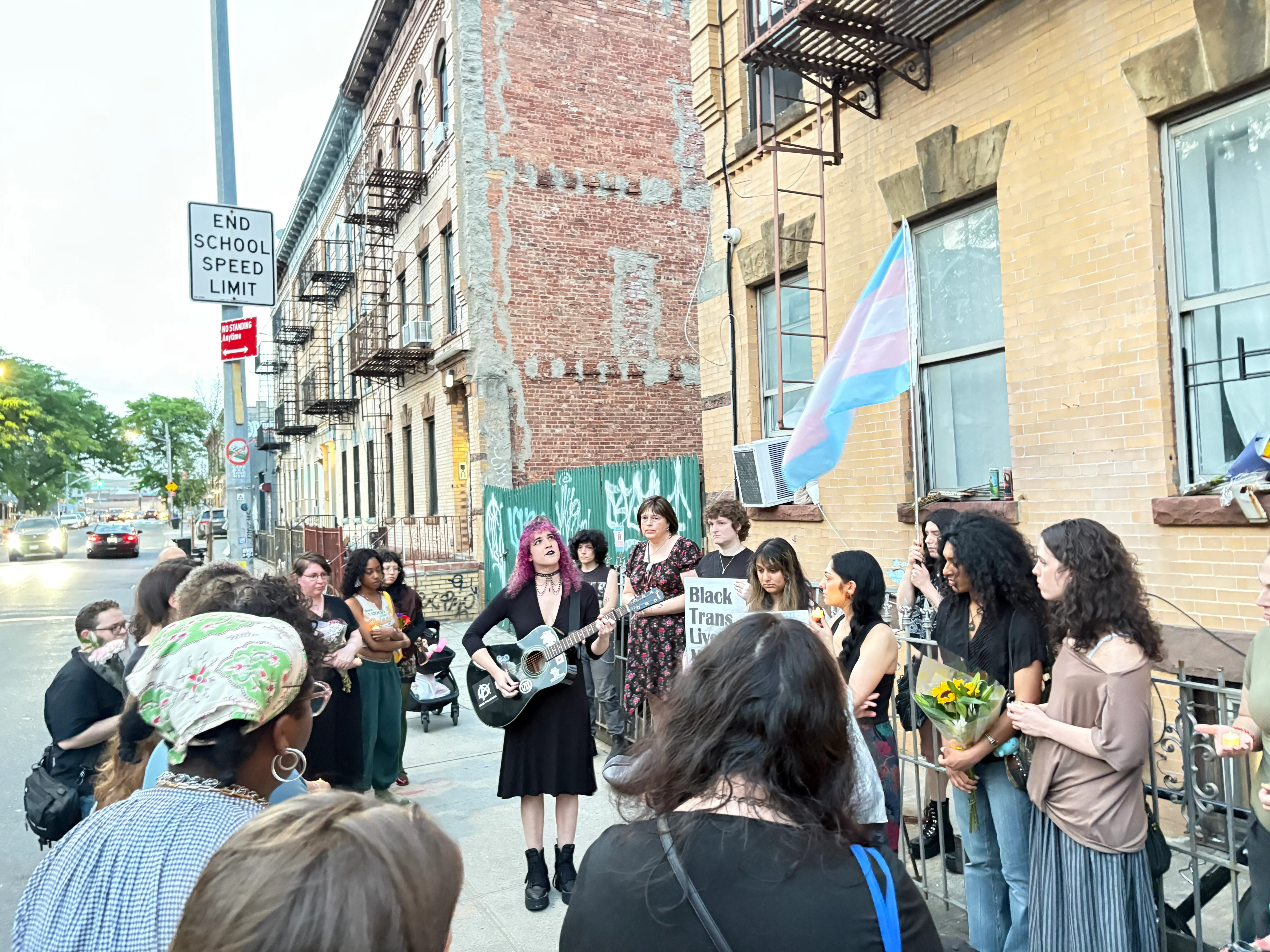 Bushwick’s Trans Community Gathers for Vigil Honoring Slain Trans Woman Eryka Caldwell