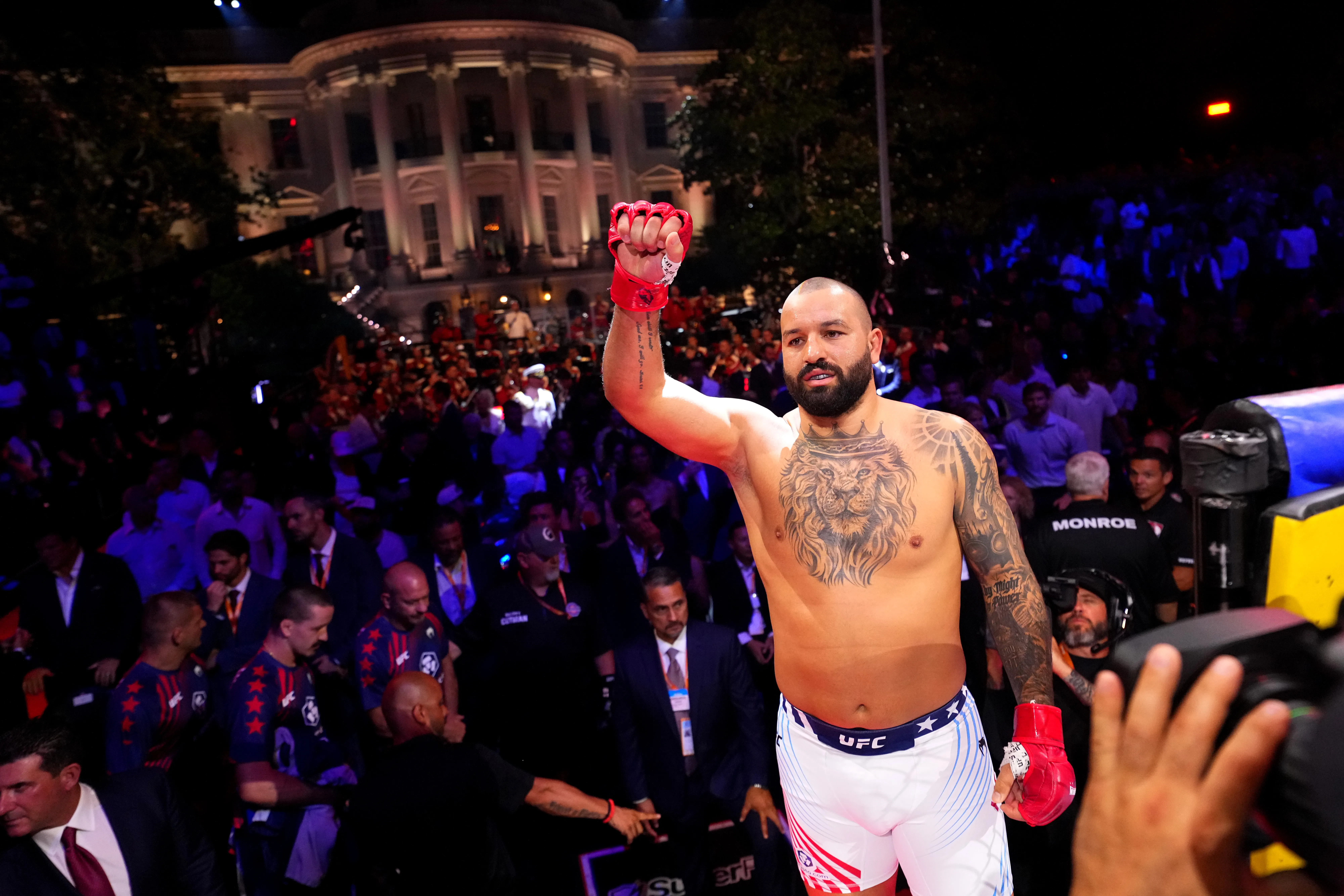 UFC Fighter Josh Hokit Shouts “Michelle Obama is a Man!” After White House Match