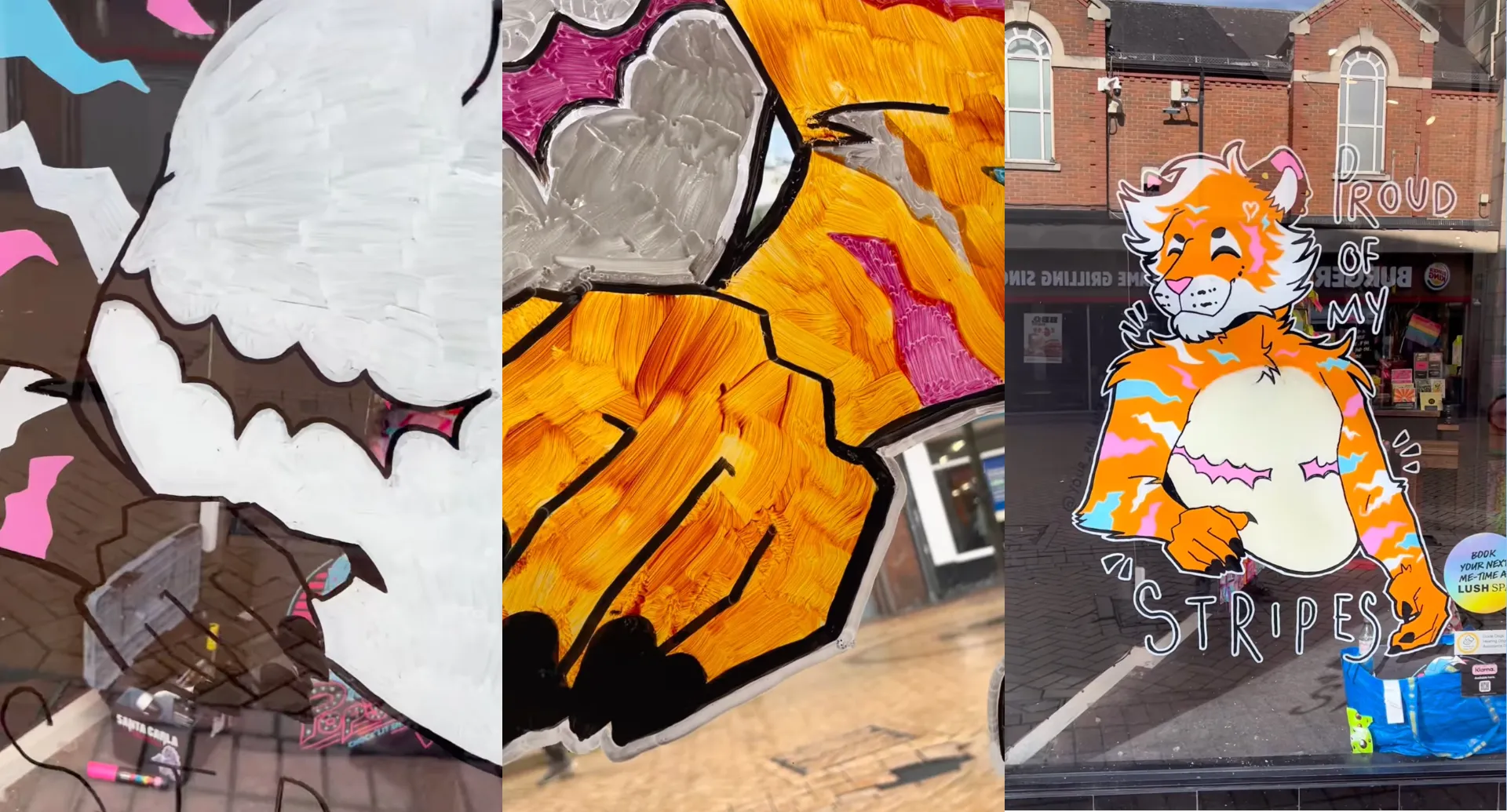 A Lush Pride Display of a Tiger With Top Surgery Scars Sparks Right-Wing Outrage