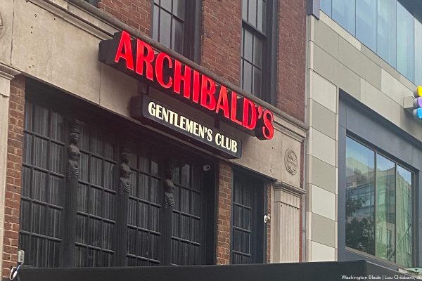D.C. nude dance club Archibald’s to feature male strippers beginning Pride weekend